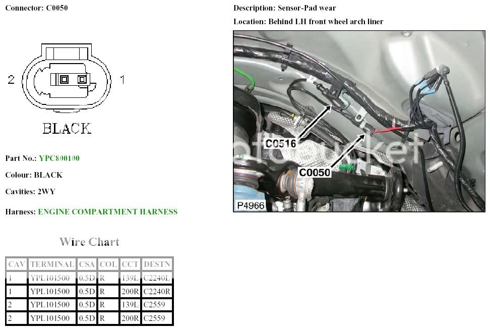 08 Landrover LR3 changing brakes 4 wheels & disc pad sensors.