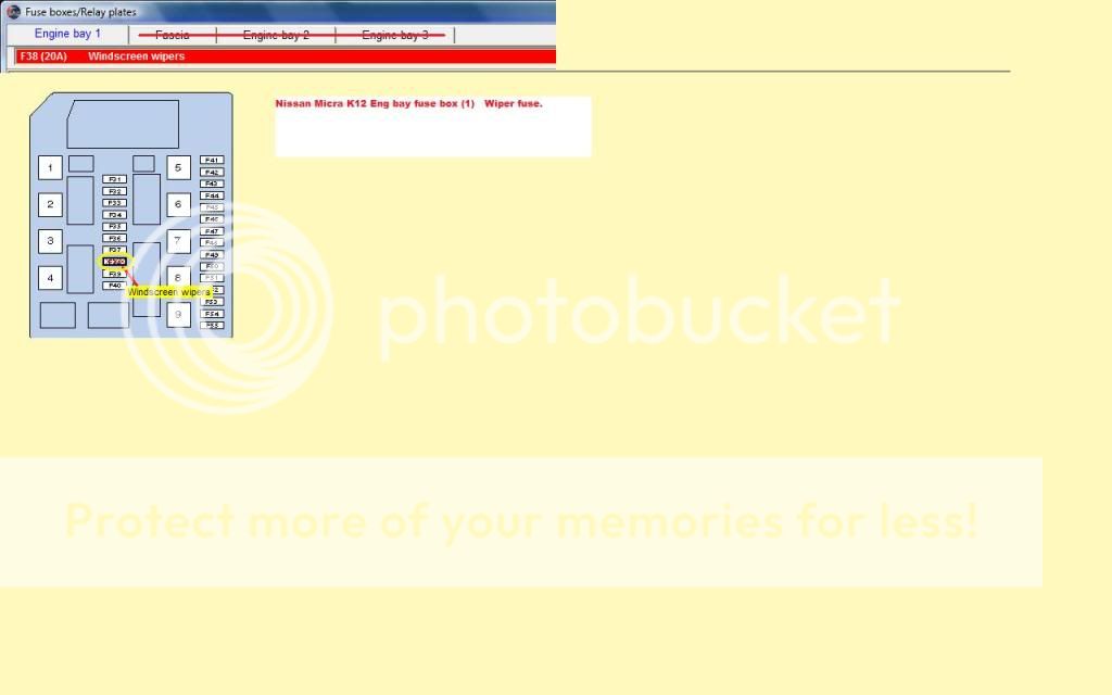 What is probable fault with 2003 micra k12 wipers not working on